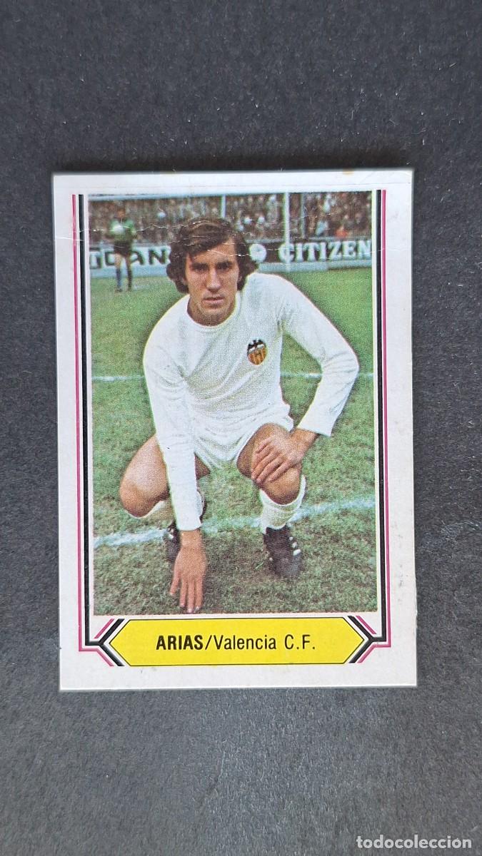 Figurine di Calcio: L3 ARIAS VALENCIA C. F. LIGA ESTE 1980 1981 80 81 RECUPERADO DEL ALBUM DESPEGADO