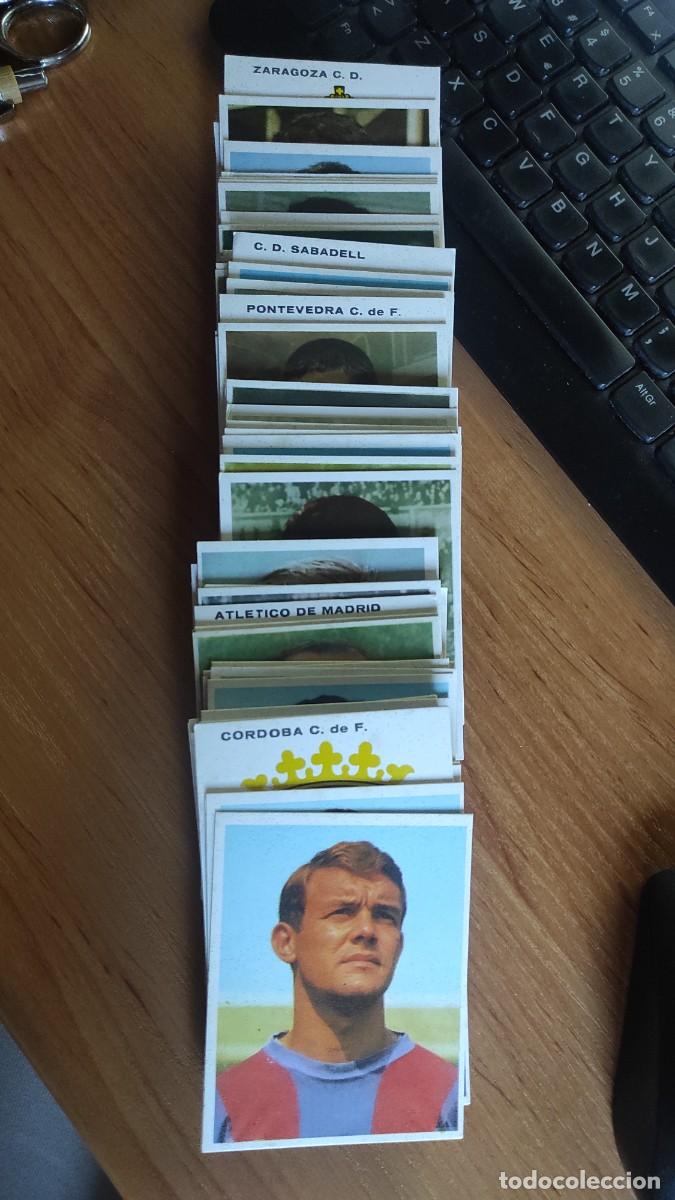 Cromos de f&uacute;tbol: LOTE DE UNOS 95 CROMOS FICHAS CAMPEONES FUTBOL 1968 69 &ndash; EDITORIAL BRUGUERA - .