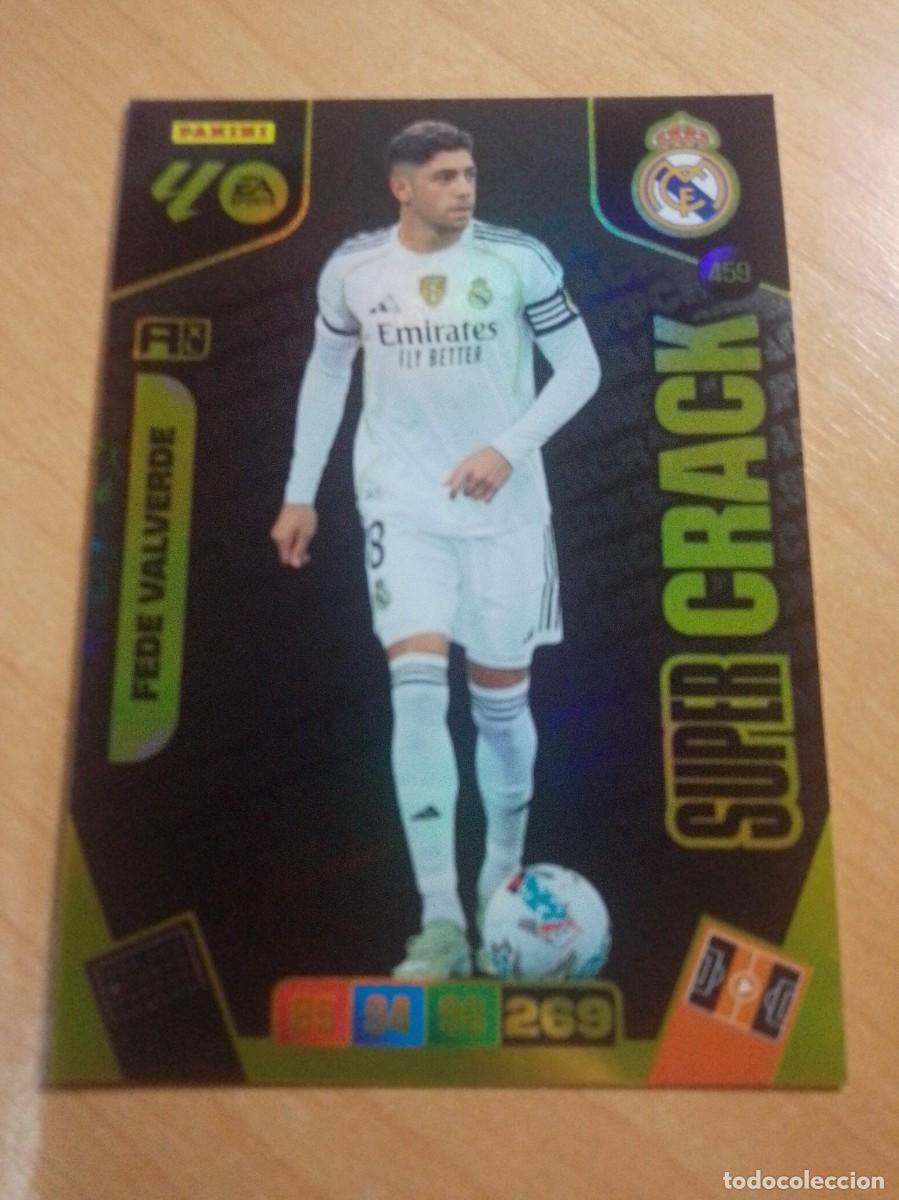 Cromos de F&uacute;tbol: 459 FEDE VALVERDE SUPER CRACK DEL REAL MADRID 25 26 ADRENALYN XL 2025 2026 NUEVO