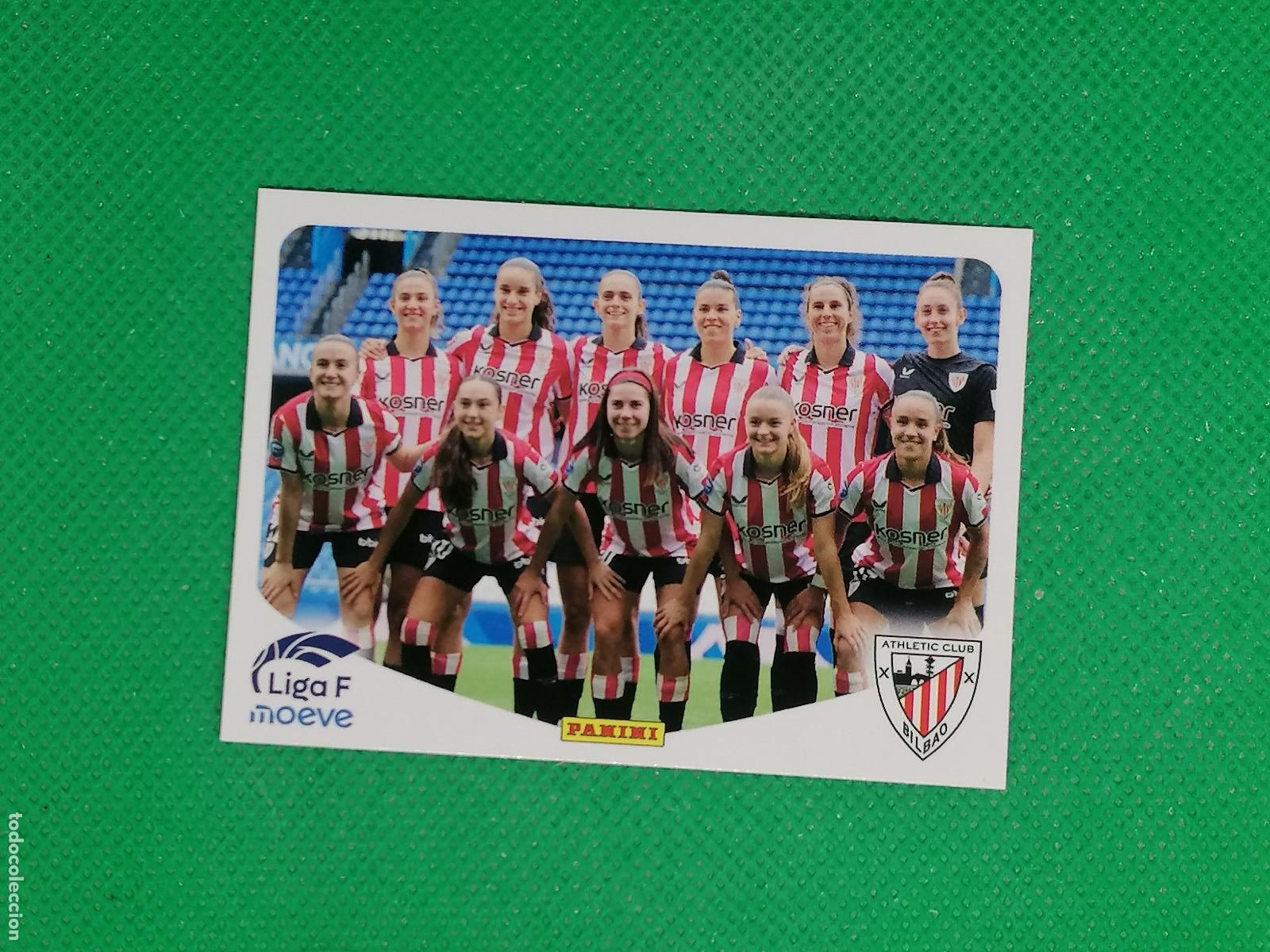 Cromos de F&uacute;tbol: 23 FORMACION PLANTILLA ATHLETIC BILBAO ⚽ PANINI LIGA FEMENINA F MOEVE 25 26 2025 2026 ⚽