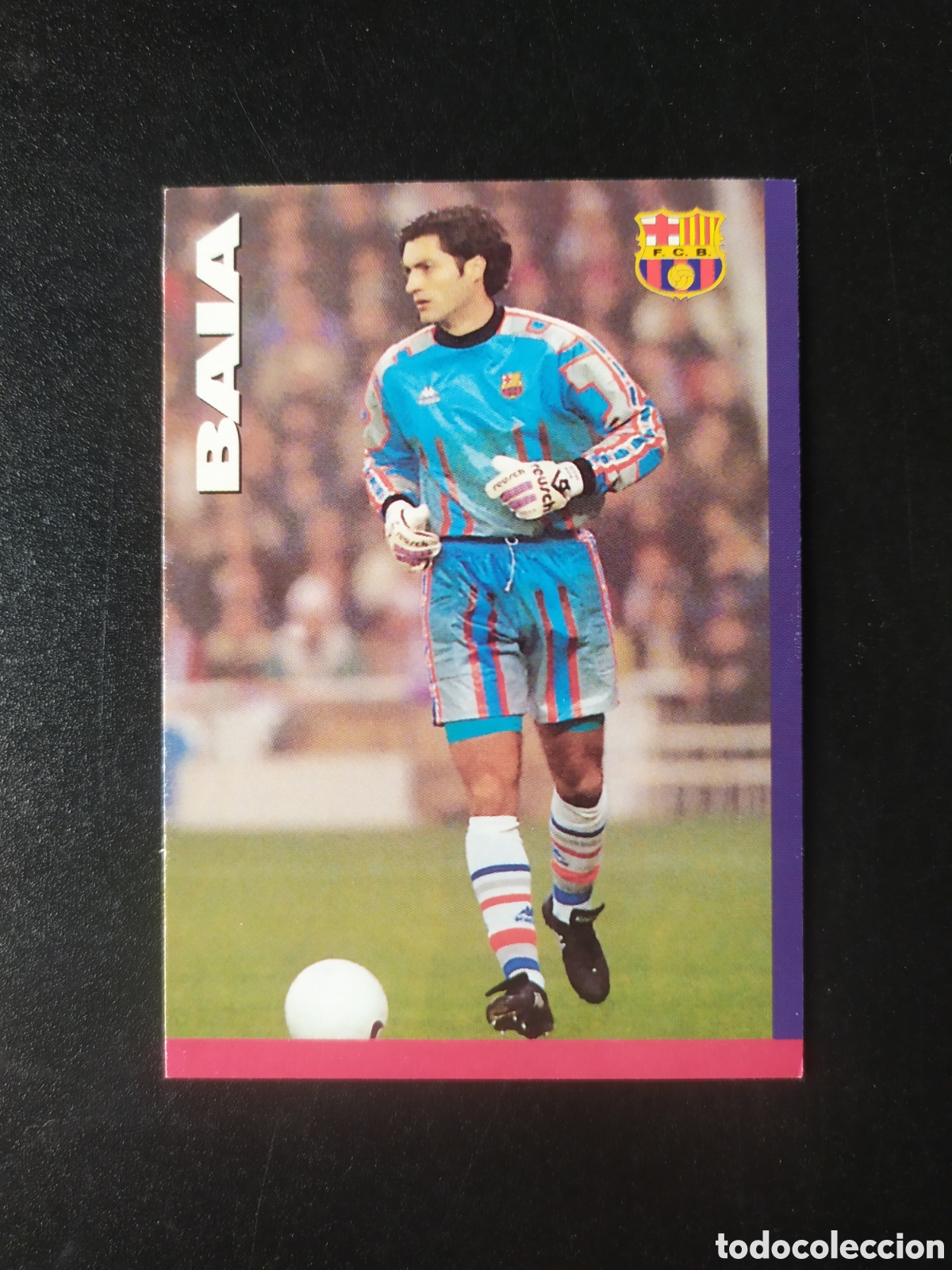 Football Stickers: Colecci&oacute;n oficial FC Barcelona 1996 1997 96 97 panini Vitor Baia n&ordm; 61