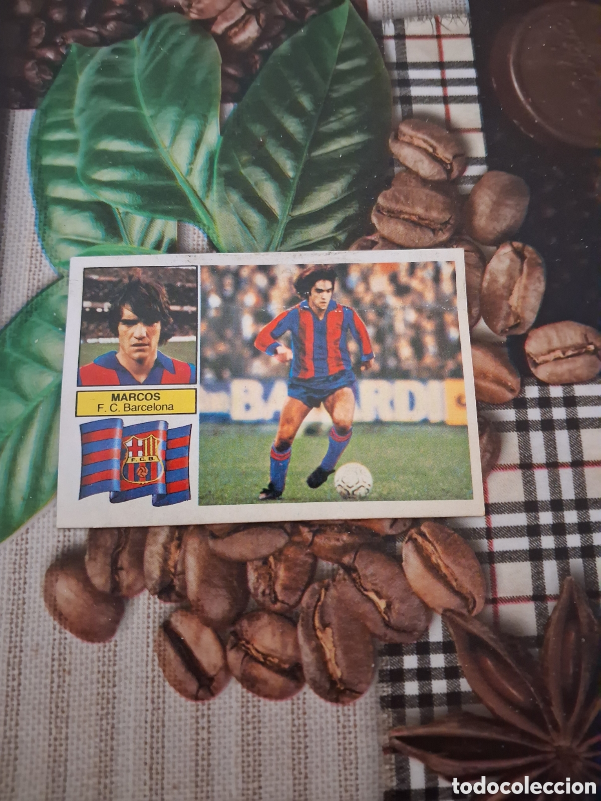 Cromos de F&uacute;tbol: Liga este 82 83 marcos del Barcelona recuperado del &aacute;lbum ver fotos