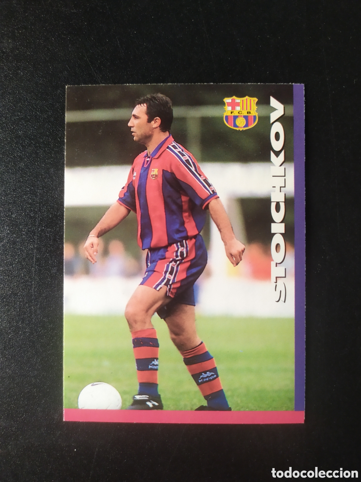 Football Stickers: Colecci&oacute;n oficial FC Barcelona 1996 1997 96 97 panini Stoichkov n&ordm; 67