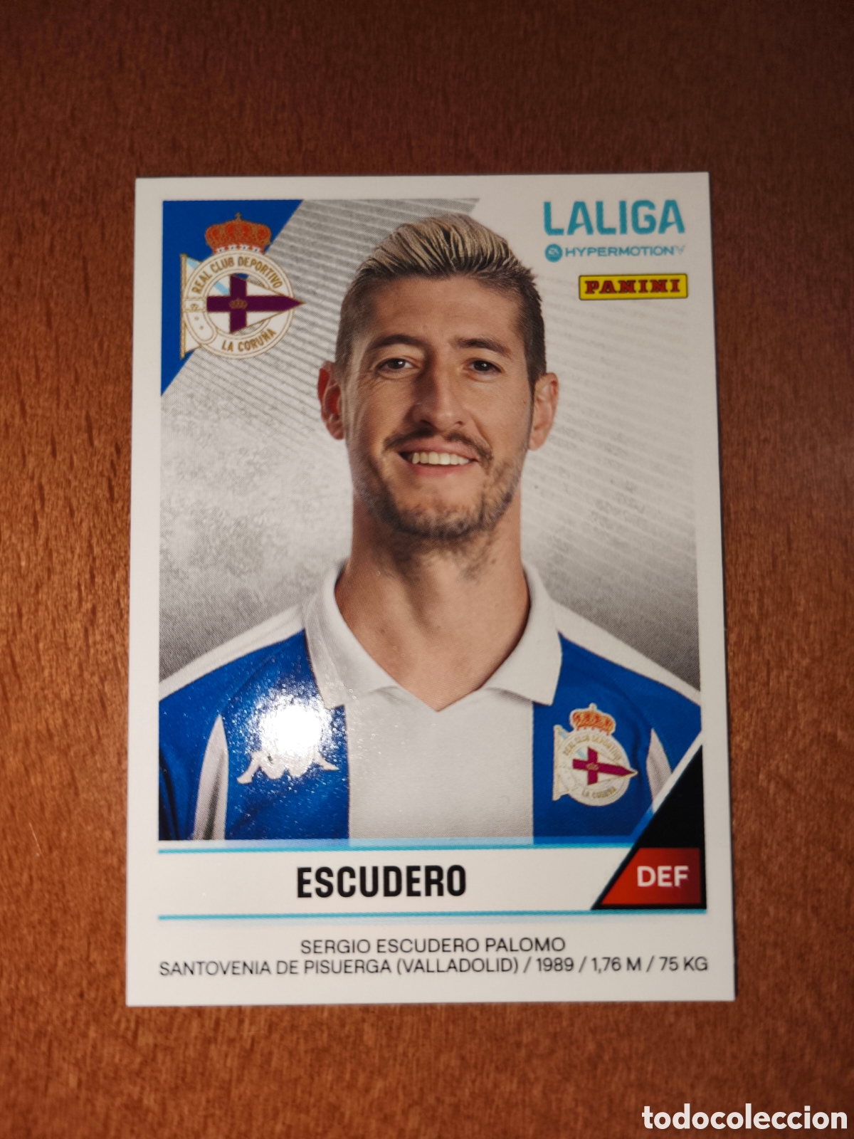 Cromos de F&uacute;tbol: Escudero n&deg;143 Laliga Hypermotion 24/25 Deportivo De La Coru&ntilde;a