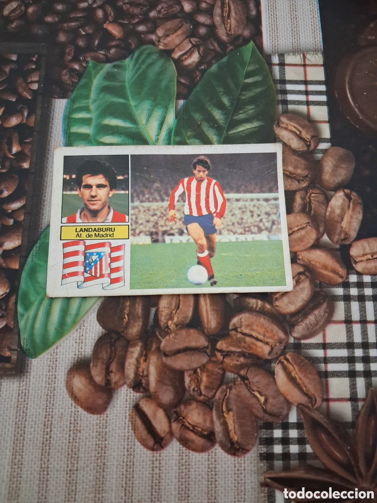 Football Stickers: Liga este 82 83 landaburu fichaje N 3 del atl&eacute;tico de Madrid recuperado del &aacute;lbum ver fotos