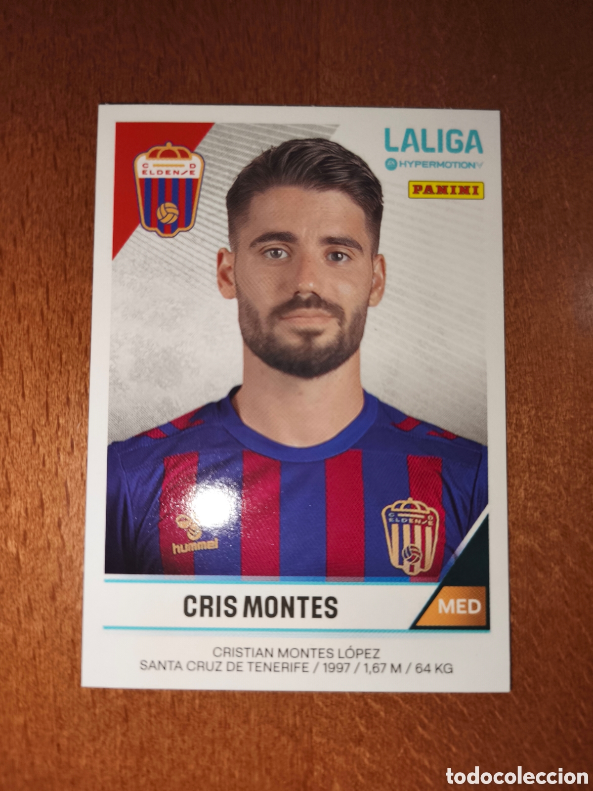 Cromos de F&uacute;tbol: Cris Montes n&deg;206A Laliga Hypermotion 24/25 Eldense
