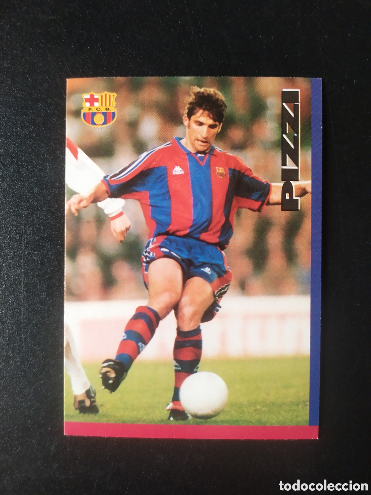 Cromos de F&uacute;tbol: Colecci&oacute;n oficial FC Barcelona 1996 1997 96 97 panini Pizzi n&ordm; 77