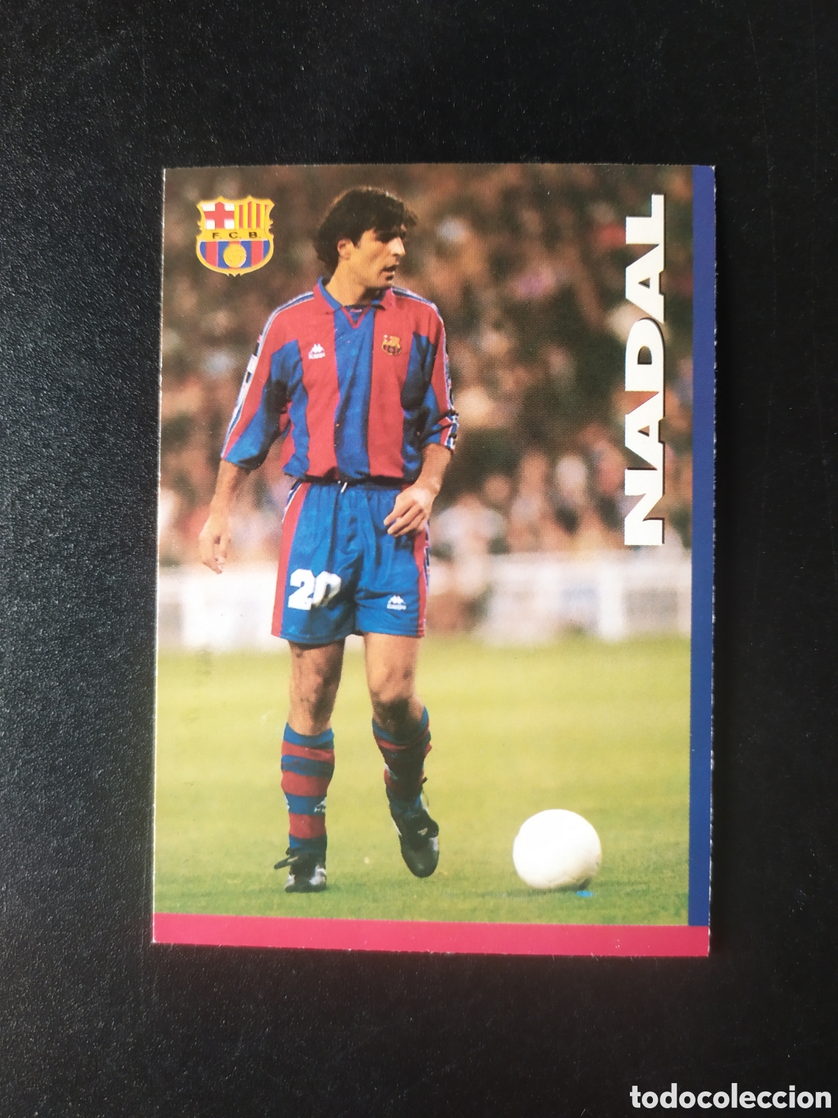 Cromos de F&uacute;tbol: Colecci&oacute;n oficial FC Barcelona 1996 1997 96 97 panini Nadal n&ordm; 78