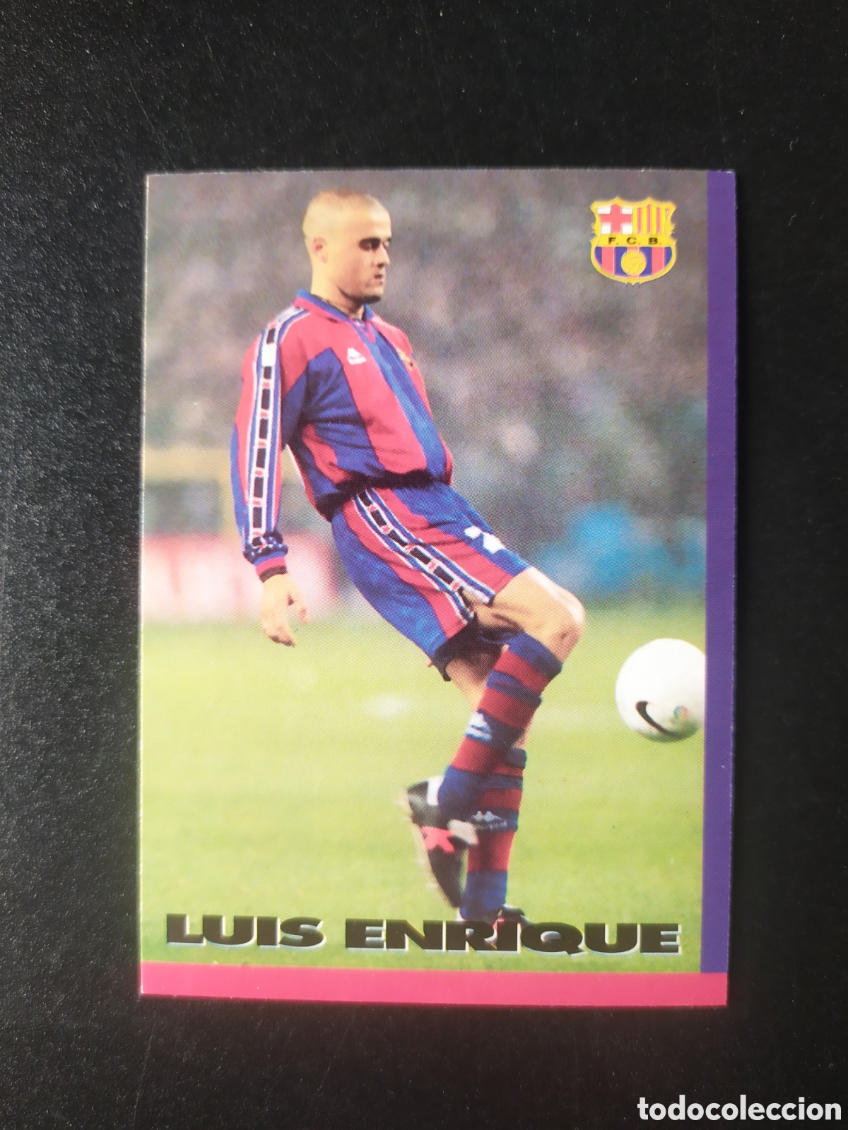 Cromos de F&uacute;tbol: Colecci&oacute;n oficial FC Barcelona 1996 1997 96 97 panini Luis Enrique n&ordm; 79