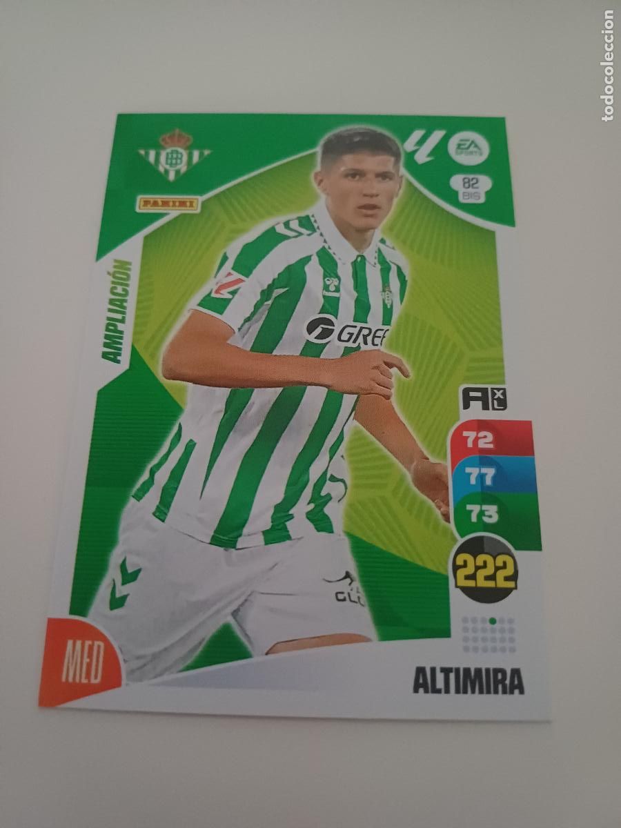 Cromos de Futebol: 082BIS - Altimira - Real Betis