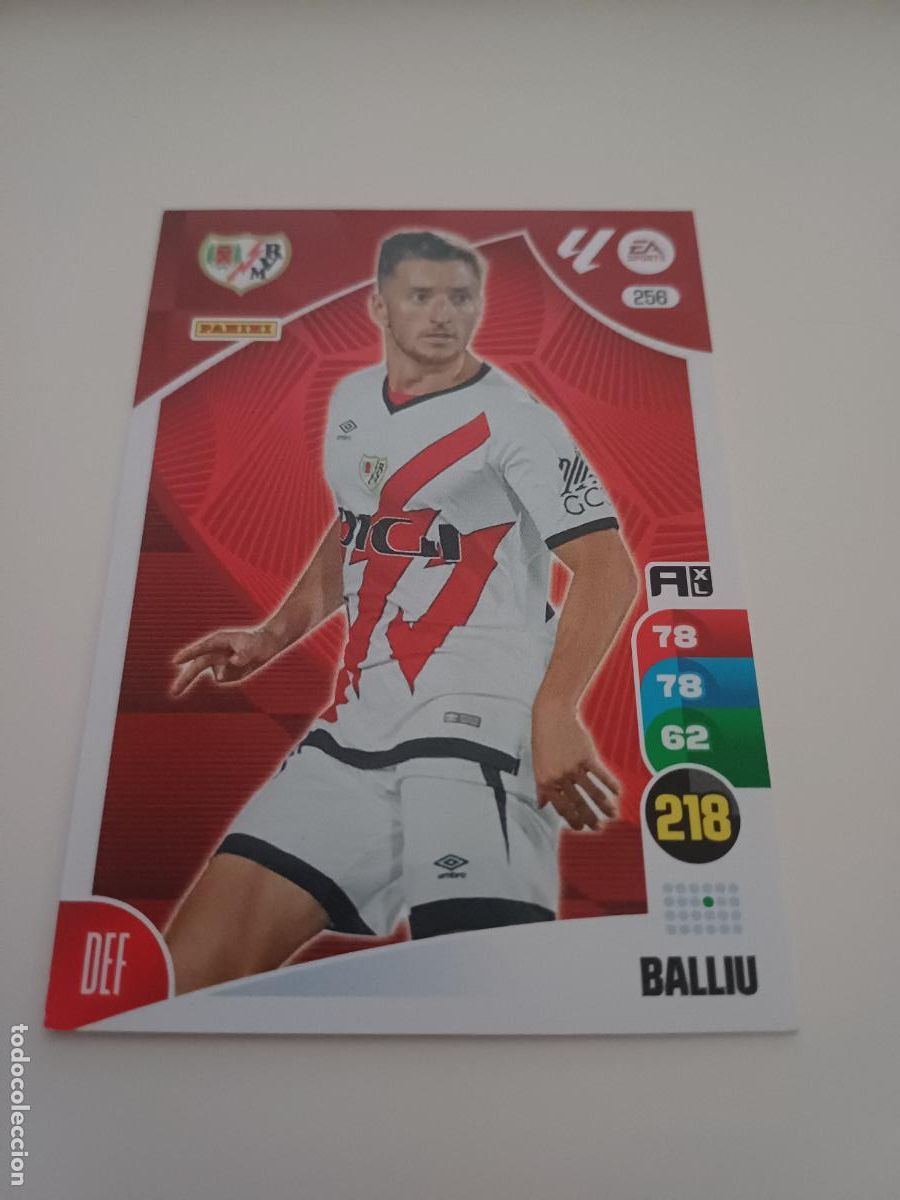Cromos de F&uacute;tbol: 256 - Balliu - Rayo Vallecano