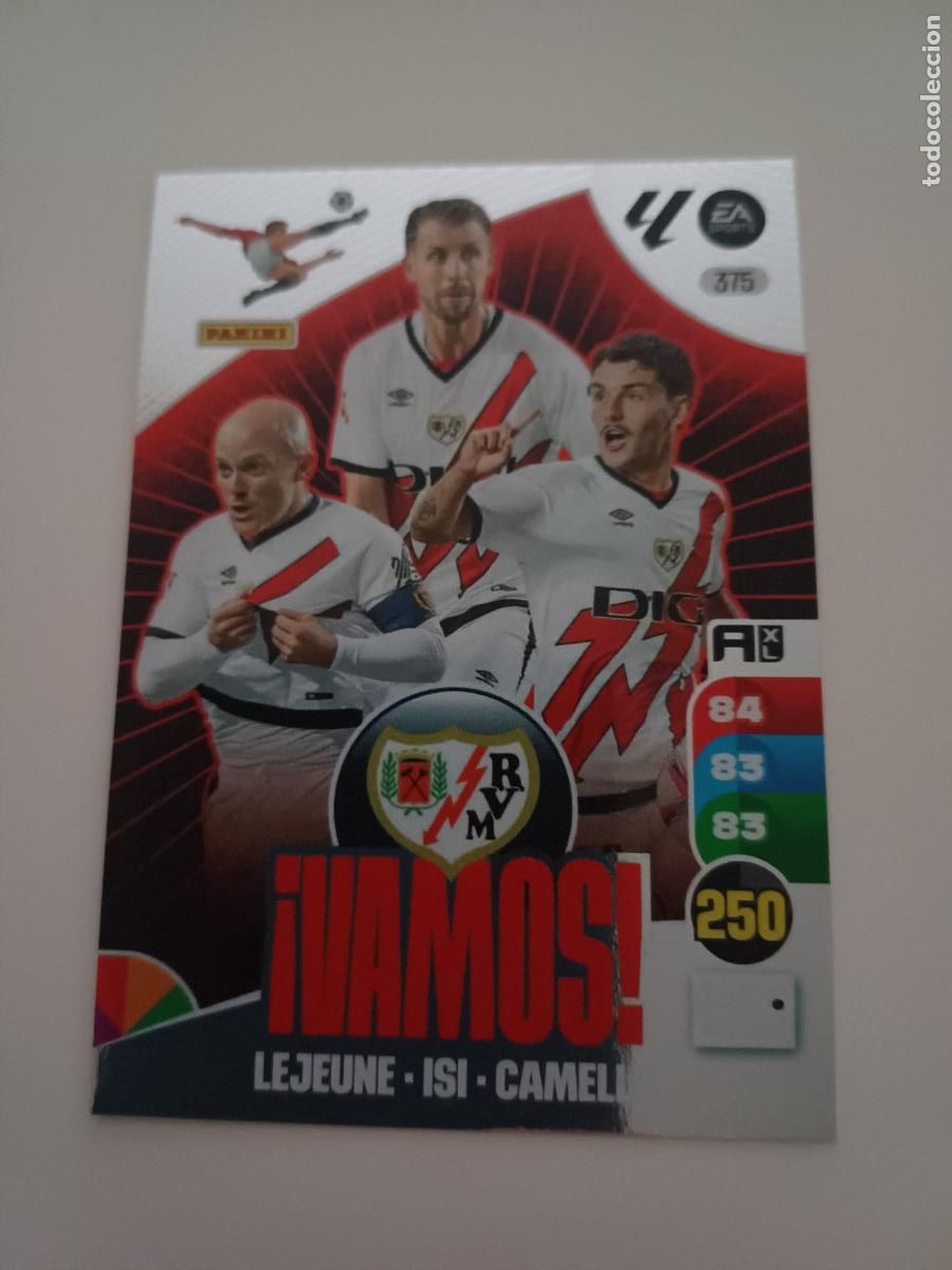 Cromos de F&uacute;tbol: 375 - Lejeune / Isi / Camello - Rayo Vallecano