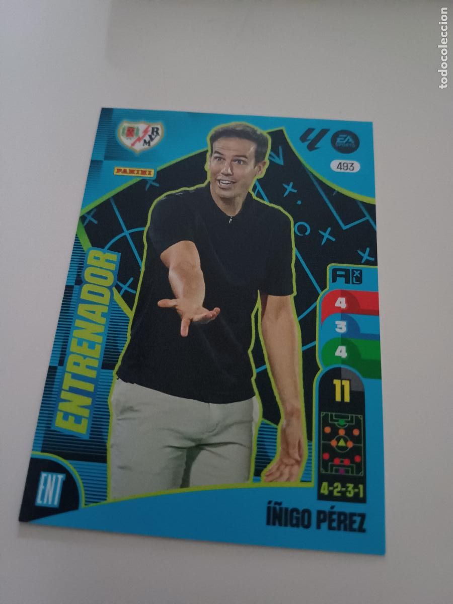 Cromos de F&uacute;tbol: 493 - &Iacute;&ntilde;igo P&eacute;rez - Rayo Vallecano