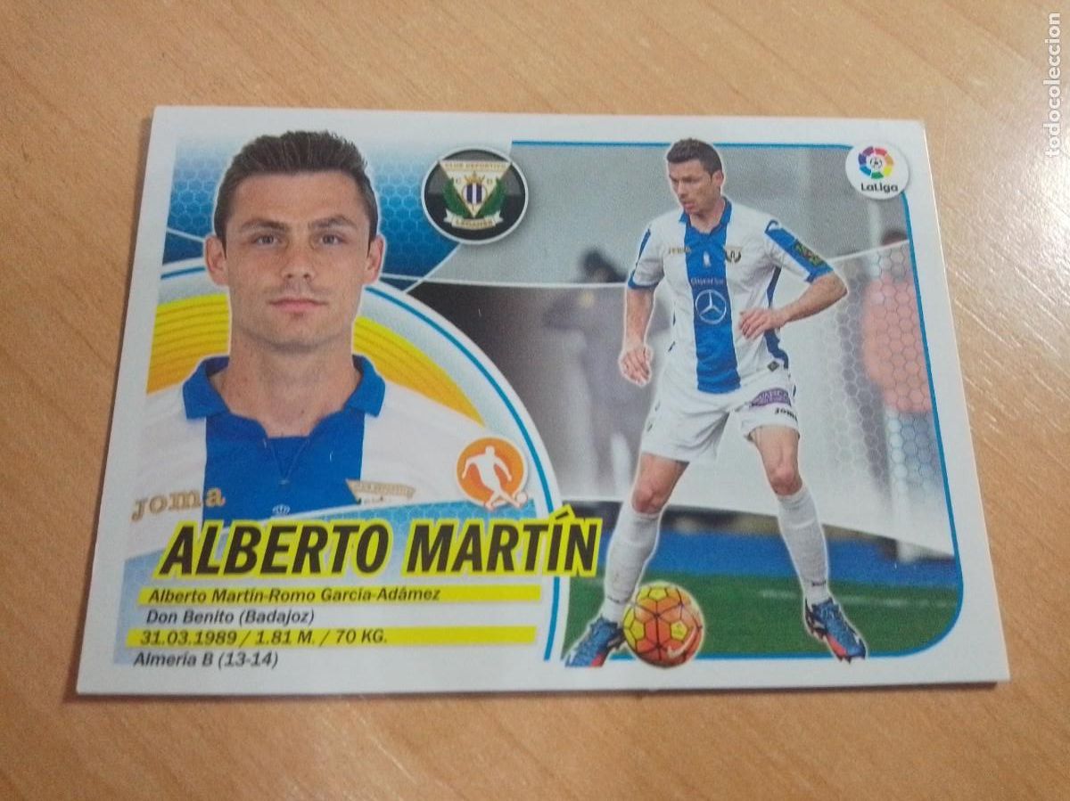 Football Stickers: 8 ALBERTO MART&Iacute;N DEL LEGAN&Eacute;S 14 15 LIGA ESTE 2014 2015 PANINI