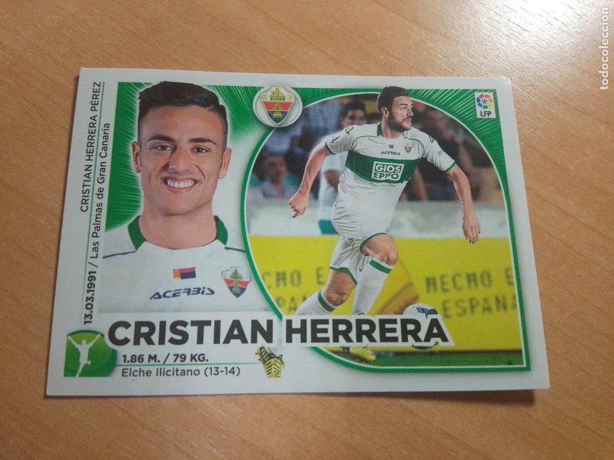 Cromos de Futebol: 17 CRISTIAN HERRERA DEL ELCHE 14 15 LIGA ESTE 2014 2015 PANINI