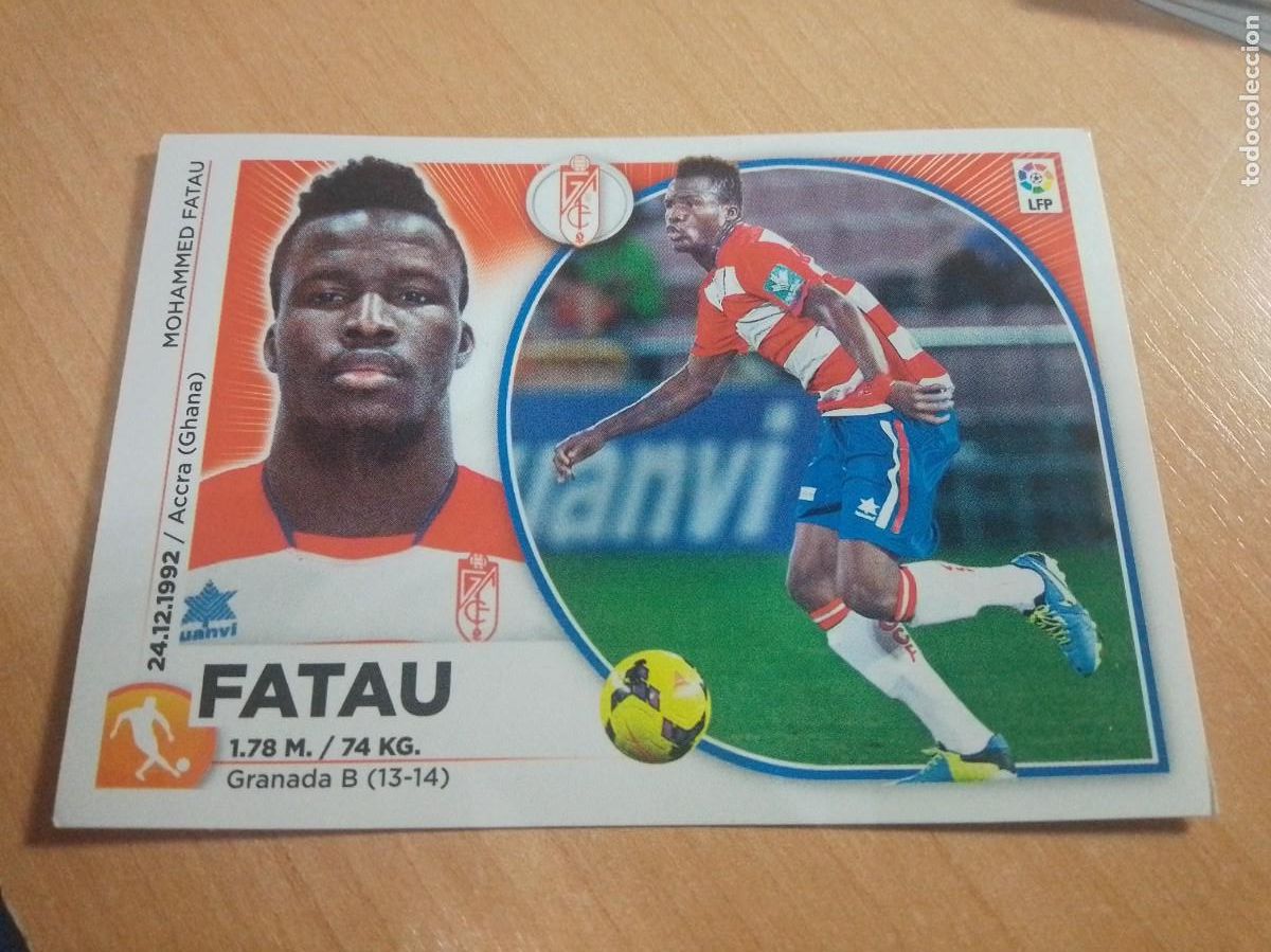 Fu&szlig;ball-Sticker: 12 FATAU DEL GRANADA 14 15 LIGA ESTE 2014 2015 PANINI
