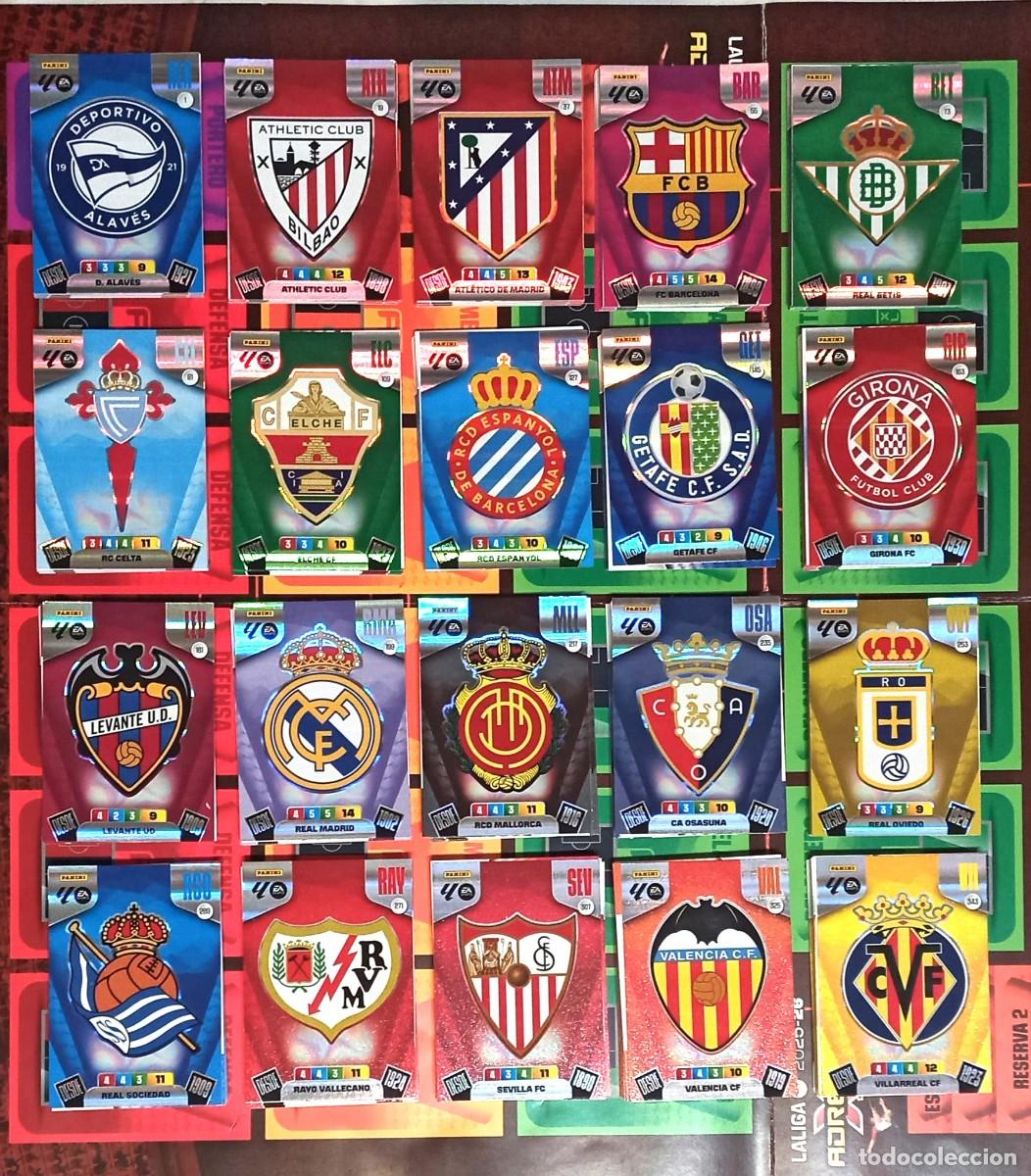 Cromos de Futebol: LOTE PACK COLECCION BASICA COMPLETA 360 CROMOS ADRENALYN 25 26 2025 2026 REAL MADRID BARCELONA