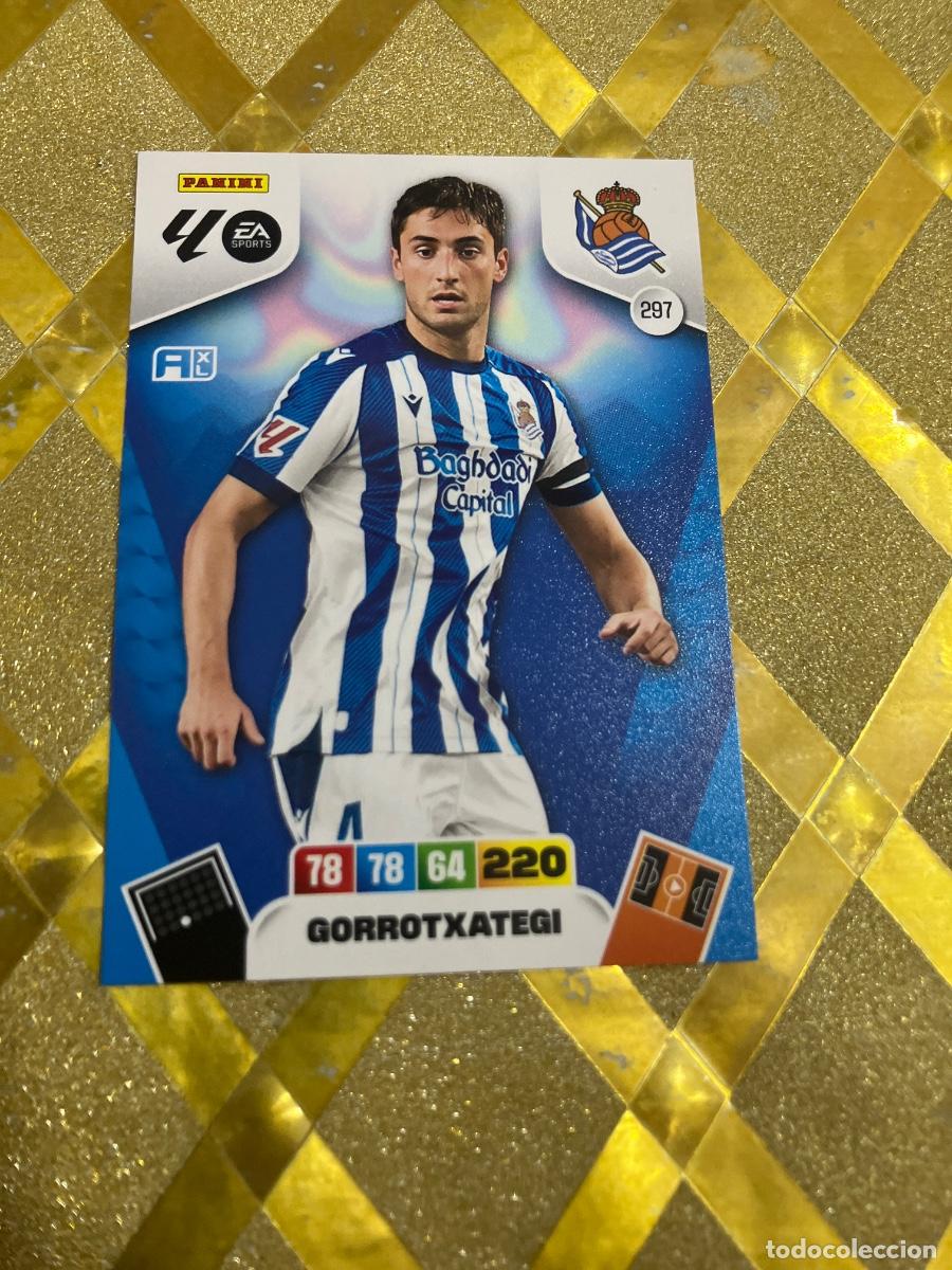 Cromos de f&uacute;tbol: CROMO DE FUTBOL NUMERO 297 GORROTXATEGI DE LA REAL SOCIEDAD ADRENALYN XL 2025 2026 PANINI !