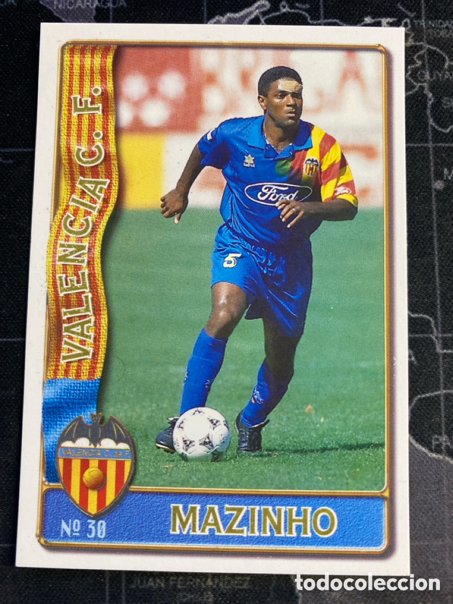 Figurine di Calcio: 30 MAZINHO (VALENCIA) MUNDICROMO 1996 1997 96 97 BAJA