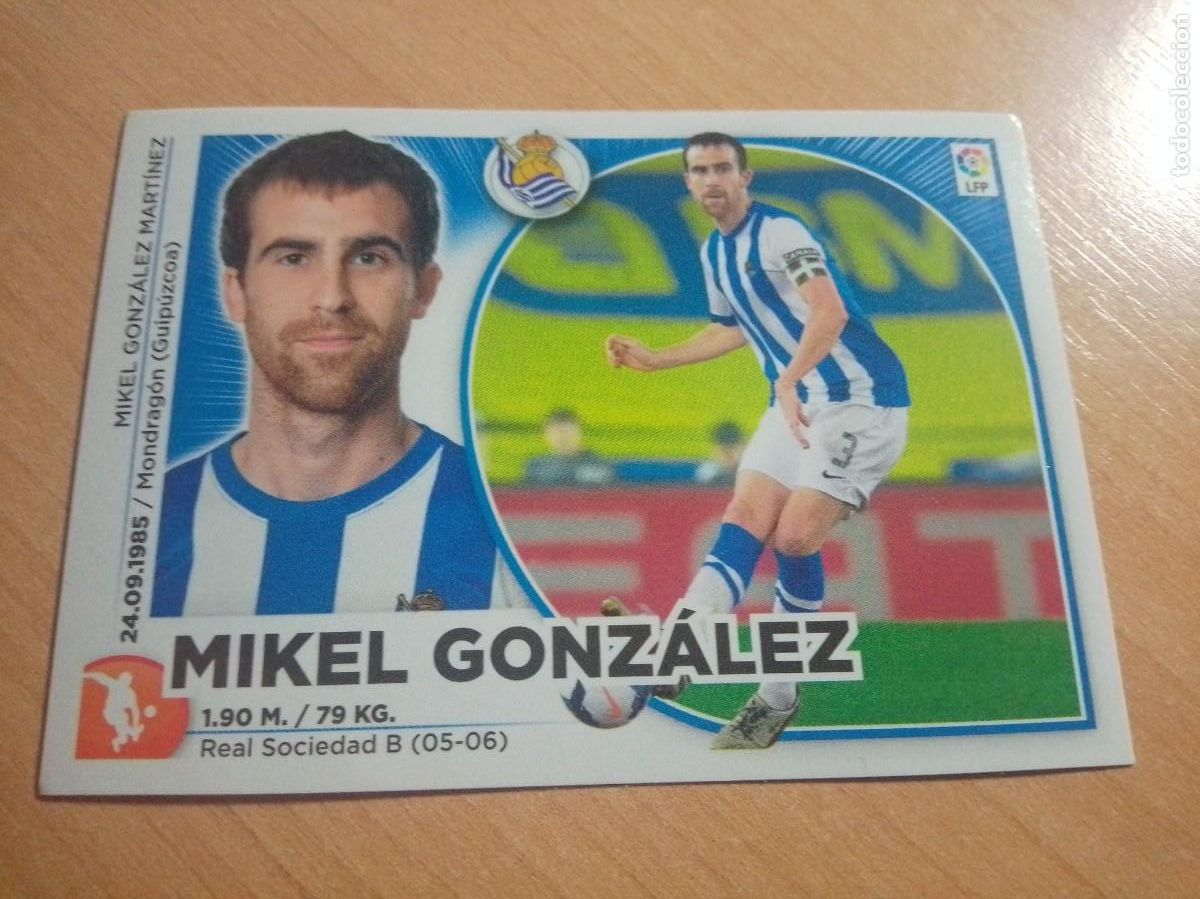 Cromos de F&uacute;tbol: 6 MIKEL GONZ&Aacute;LEZ REAL SOCIEDAD 14 15 LIGA ESTE 2014 2015 PANINI