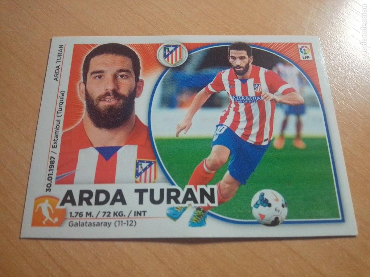 Fu&szlig;ball-Sticker: 13 ARDA TURAN ATL&Eacute;TICO DE MADRID 14 15 LIGA ESTE 2014 2015 PANINI