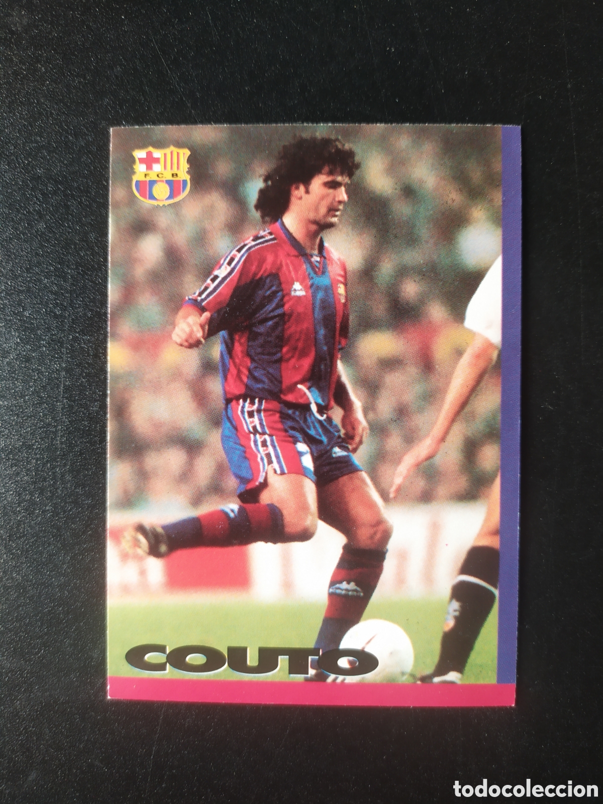 Cromos de F&uacute;tbol: Colecci&oacute;n oficial FC Barcelona 1996 1997 96 97 panini Fernando Couto n&ordm; 81