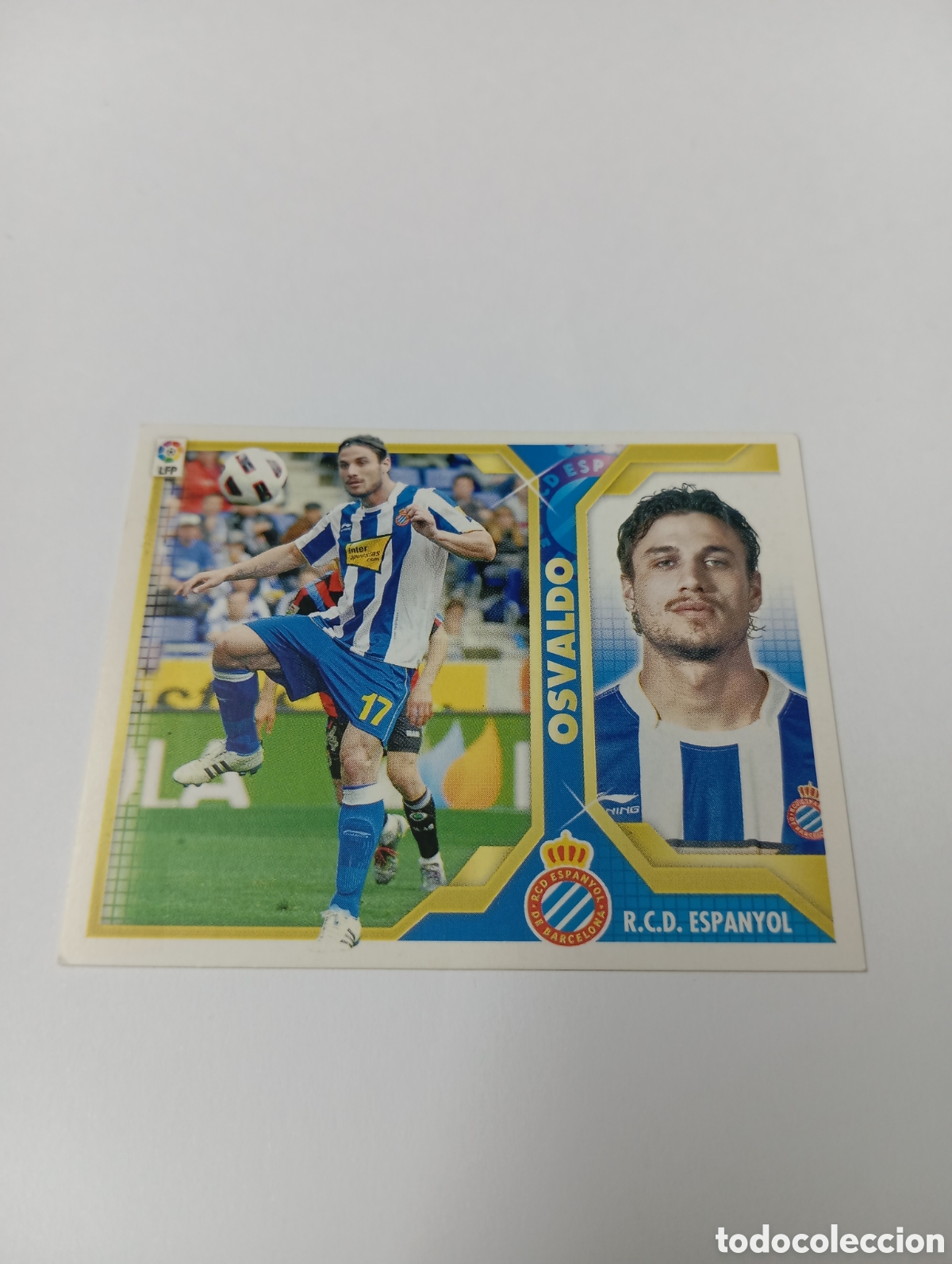 Fu&szlig;ball-Sticker: Osvaldo 15 A Espanyol Espa&ntilde;ol LIGA ESTE 2011 2012 PANINI 11 12