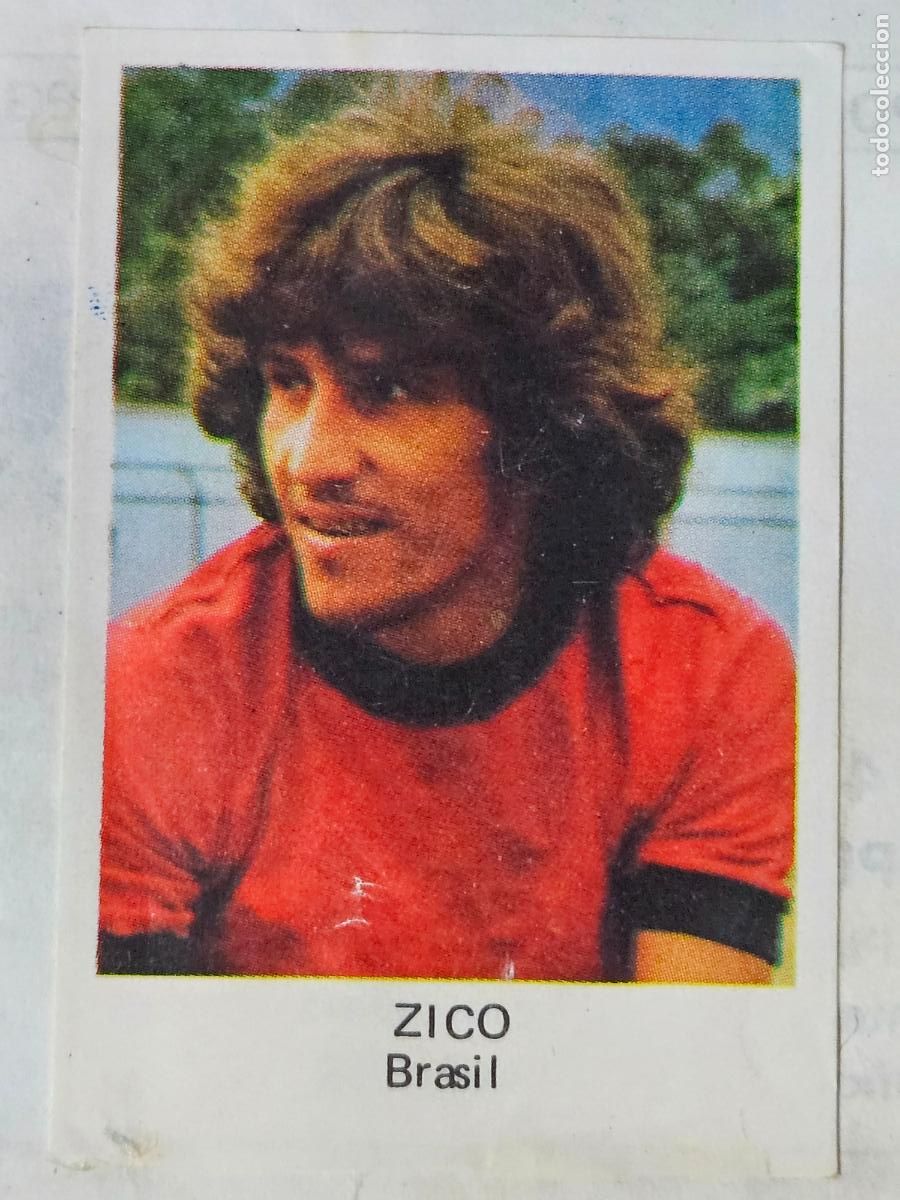 Cromos de F&uacute;tbol: N&ordm; 99 ZICO - BRASIL - VENLICO ASES DEL 1982 MUNDIAL WORLD CROMO FUTBOL 82 - DESPEGADO