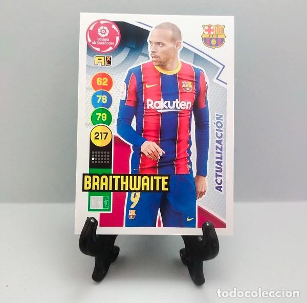 Cromos de F&uacute;tbol: 68 BIS BRAITHWAITE FC BARCELONA CROMO FICHA ADRENALYN XL LIGA 2020-21 PANINI 2020 2021 ACTUALIZACI&Oacute;N