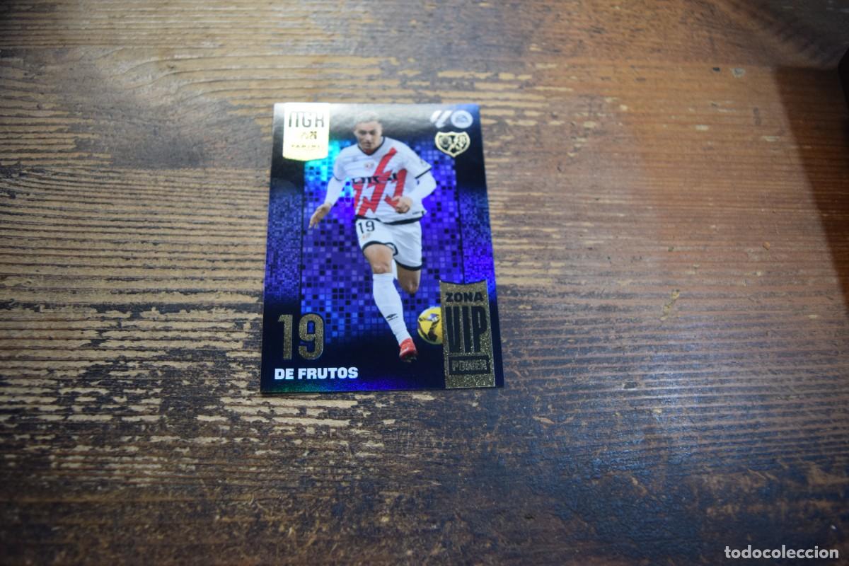 Cromos de F&uacute;tbol: Liga 2025-26, MGK, De Frutos, Rayo Vallecano, zona VIP power