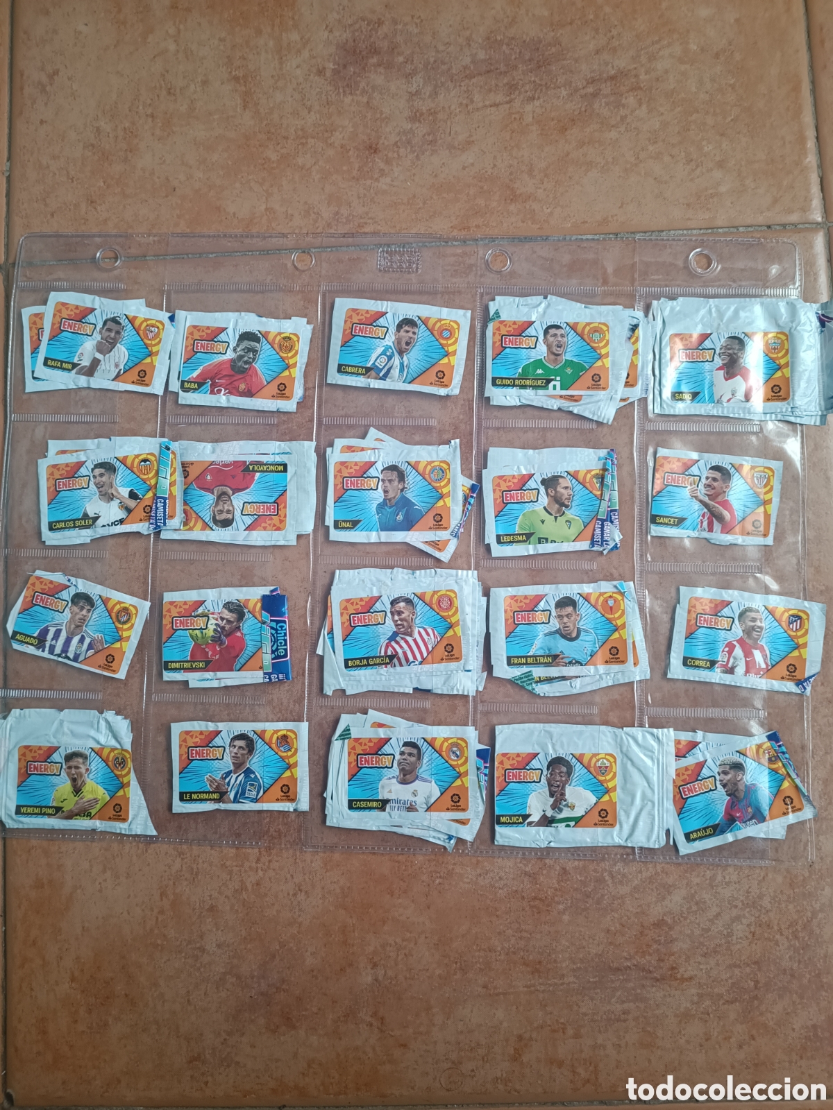 Cromos de F&uacute;tbol: 73 Chicles LIGA 2022-23 REAL MADRID - BARCELONA - FALTAS