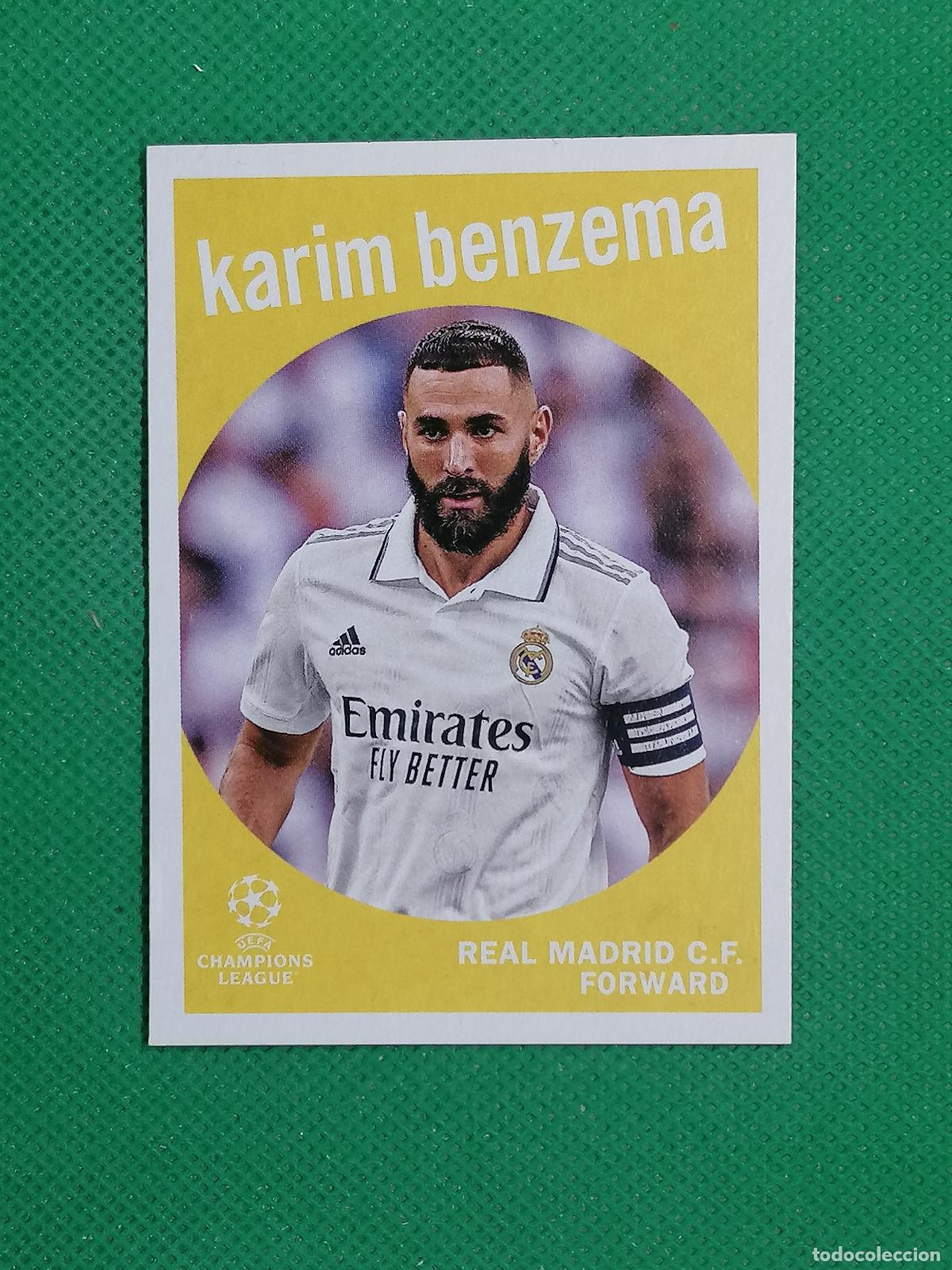 Cromos de F&uacute;tbol: 59 - 18 KARIM BENZEMA REAL MADRID RETRO 1959 ⚽ TOPPS UCL 2022 2023 22 23 ⚽
