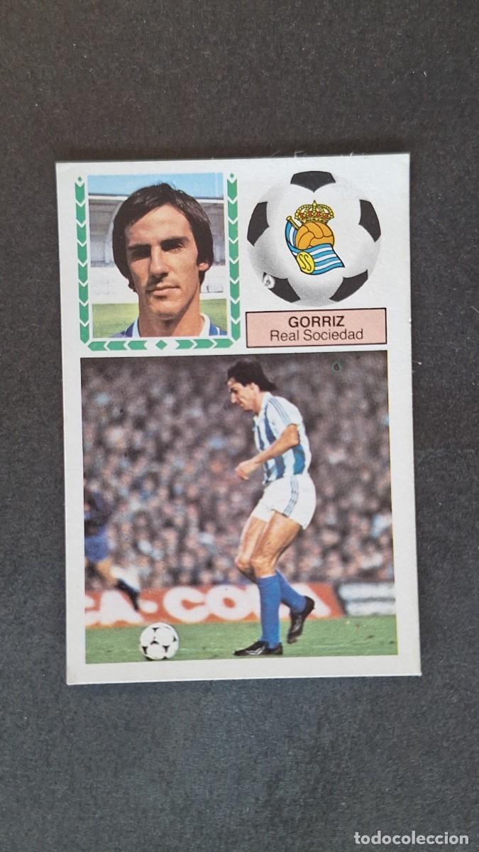 Cromos de F&uacute;tbol: L3 GORRIZ REAL SOCIEDAD LIGA ESTE 1983 1984 83 84 RECUPERADO DEL ALBUM DESPEGADO