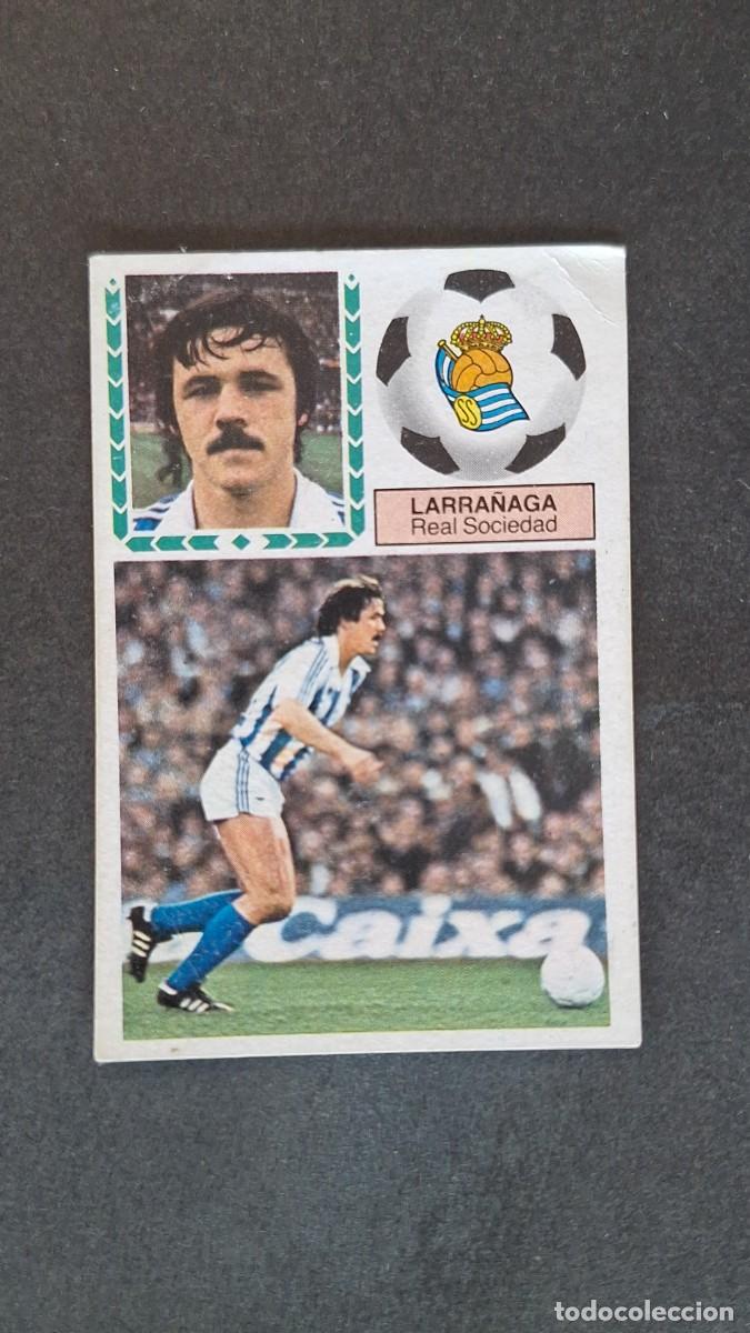 Cromos de F&uacute;tbol: L3 LARRA&Ntilde;AGA REAL SOCIEDAD LIGA ESTE 1983 1984 83 84 RECUPERADO DEL ALBUM DESPEGADO