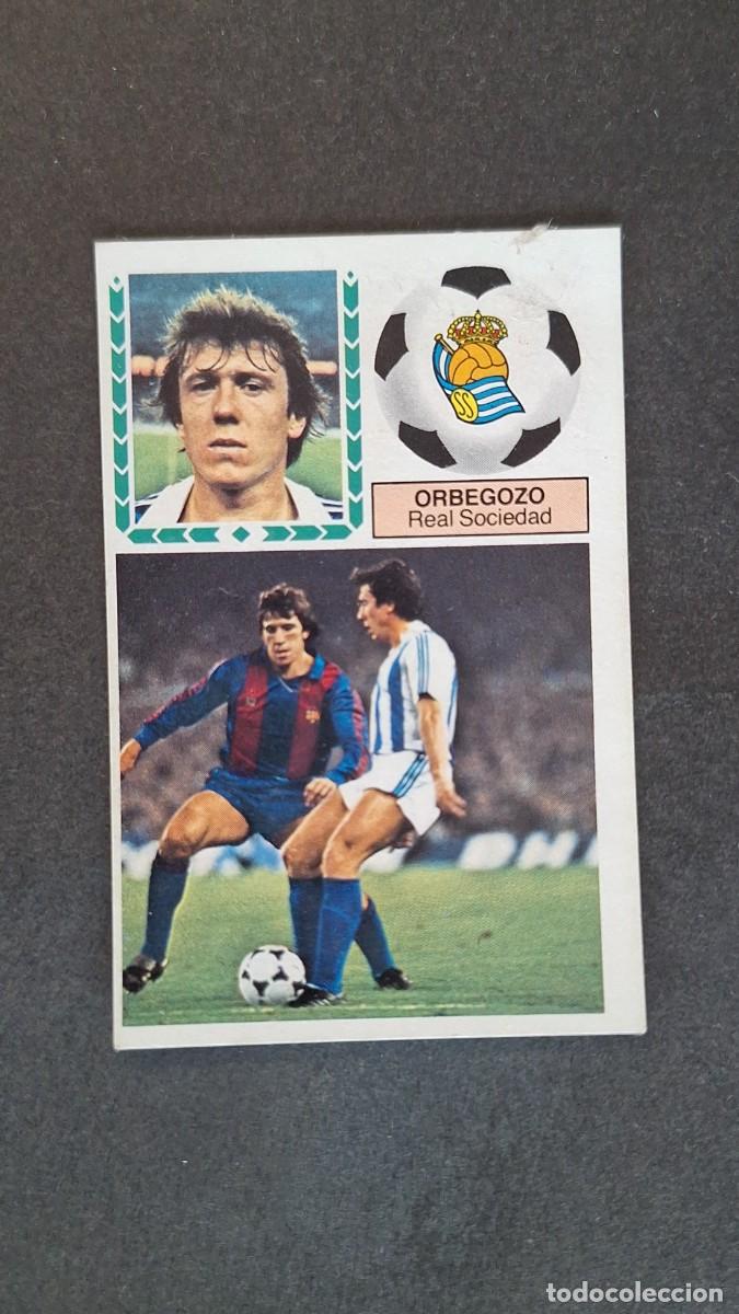 Cromos de F&uacute;tbol: L3 ORBEGOZO REAL SOCIEDAD LIGA ESTE 1983 1984 83 84 RECUPERADO DEL ALBUM DESPEGADO