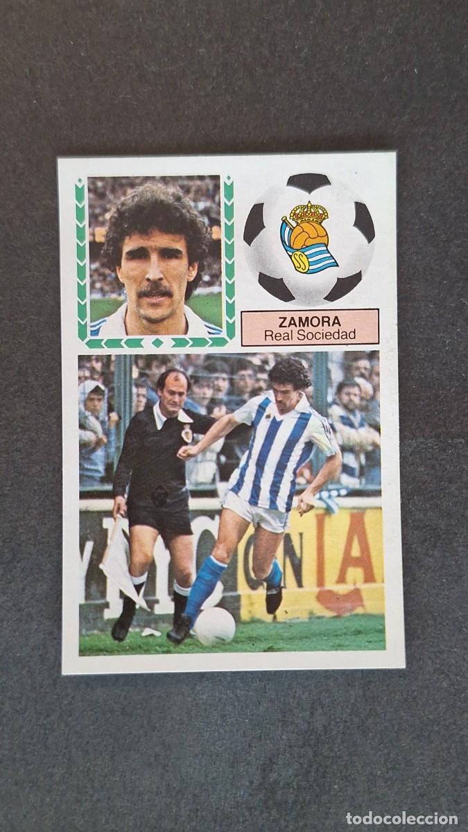Cromos de F&uacute;tbol: L3 ZAMORA REAL SOCIEDAD LIGA ESTE 1983 1984 83 84 RECUPERADO DEL ALBUM DESPEGADO