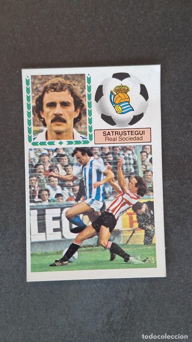 Cromos de F&uacute;tbol: L3 SATRUSTEGUI REAL SOCIEDAD LIGA ESTE 1983 1984 83 84 RECUPERADO DEL ALBUM DESPEGADO