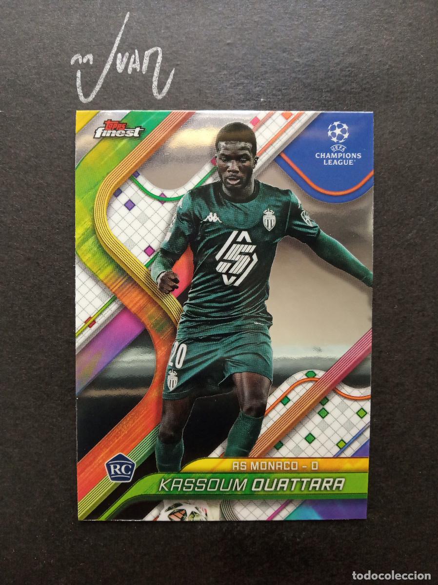 Figurine di Calcio: N&ordm; 98 ROOKIE OUATTARA AS MONACO ⚽ TOPPS &reg; FINEST UEFA CHAMPIONS LEAGUE 2024 2025 24 25 NUEVO