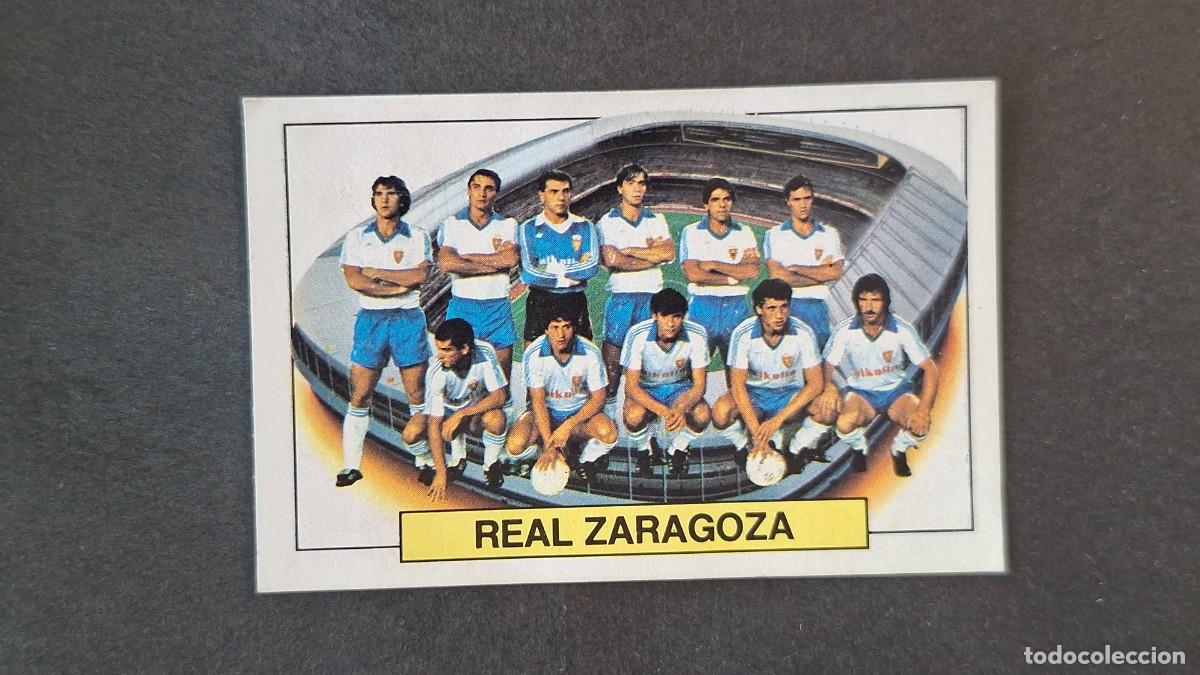 Cromos de F&uacute;tbol: L3 EQUIPO REAL ZARAGOZA LIGA ESTE 1983 1984 83 84 RECUPERADO DEL ALBUM DESPEGADO