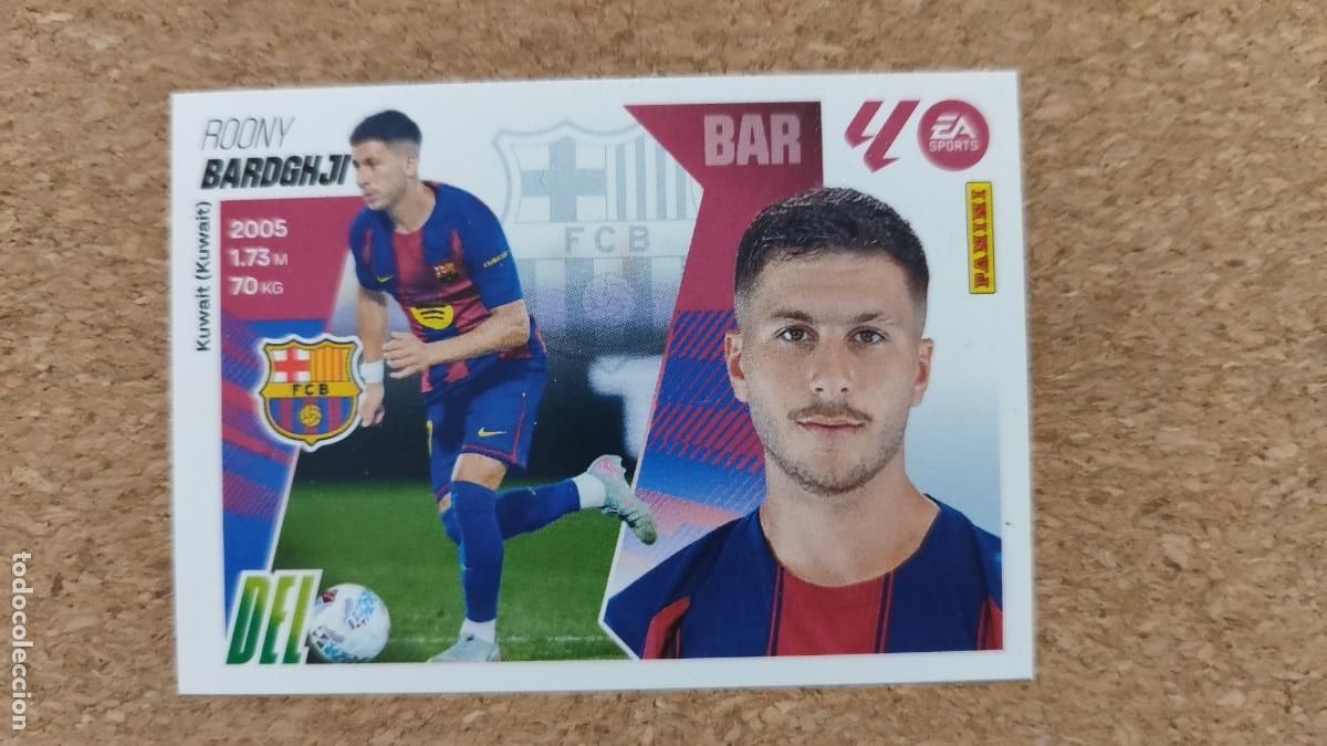 Figurine di Calcio: LIGA ESTE 2025/26 STICKER ULTIMOS FICHAJES N&ordm;41 BARDGHJI FC BARCELONA # PANINI