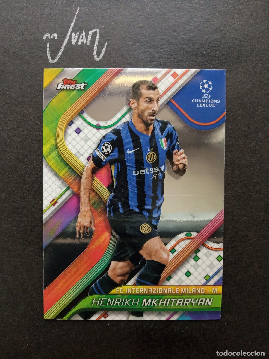 Figurine di Calcio: N&ordm; 106 MKHITARYAN FC INTERNAZIONALE ⚽ TOPPS &reg; FINEST UEFA CHAMPIONS LEAGUE 2024 2025 24 25 NUEVO