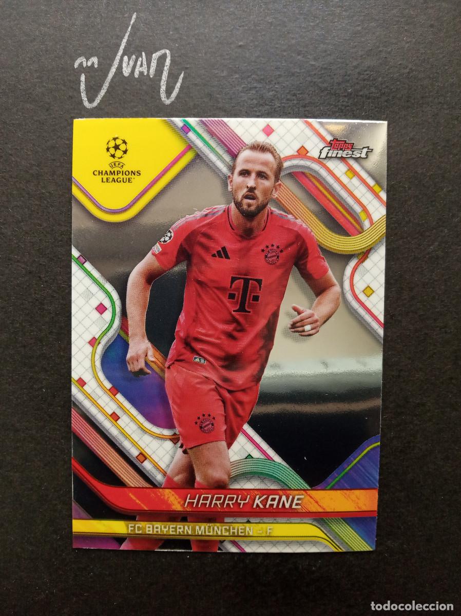 Football Stickers: N&ordm; 107 HARRY KANE BAYER MUNICH ⚽ TOPPS &reg; FINEST UEFA CHAMPIONS LEAGUE 2024 2025 24 25 NUEVO