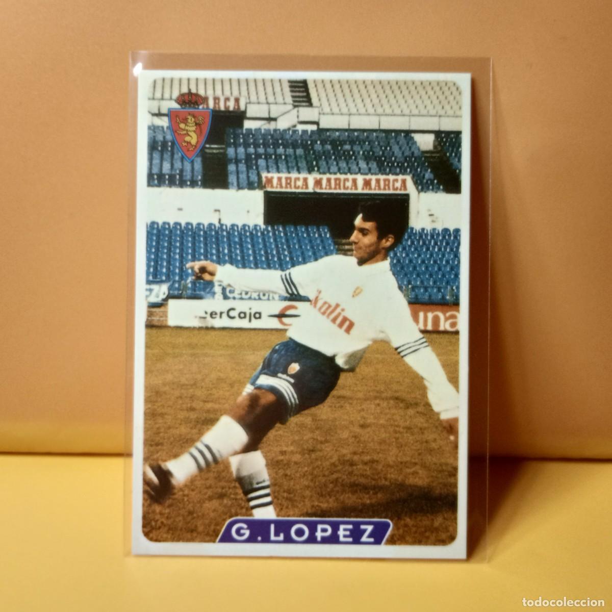 Cromos de F&uacute;tbol: MUNDICROMO 1995 1996 95 96 REAL ZARAGOZA GUSTAVO L&Oacute;PEZ 119 UH II