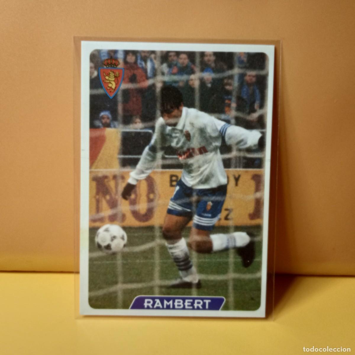 Cromos de F&uacute;tbol: MUNDICROMO 1995 1996 95 96 REAL ZARAGOZA RAMBERT 125 UH II