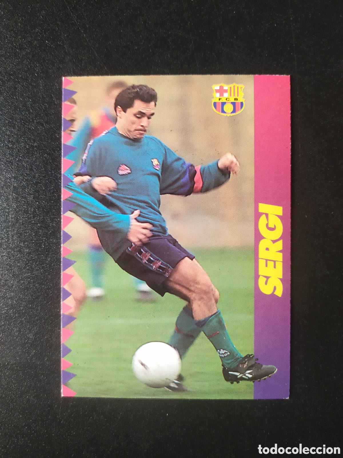 Cartes &agrave; collectionner de Football: Colecci&oacute;n oficial FC Barcelona 1996 1997 96 97 panini Sergi n&ordm; 95