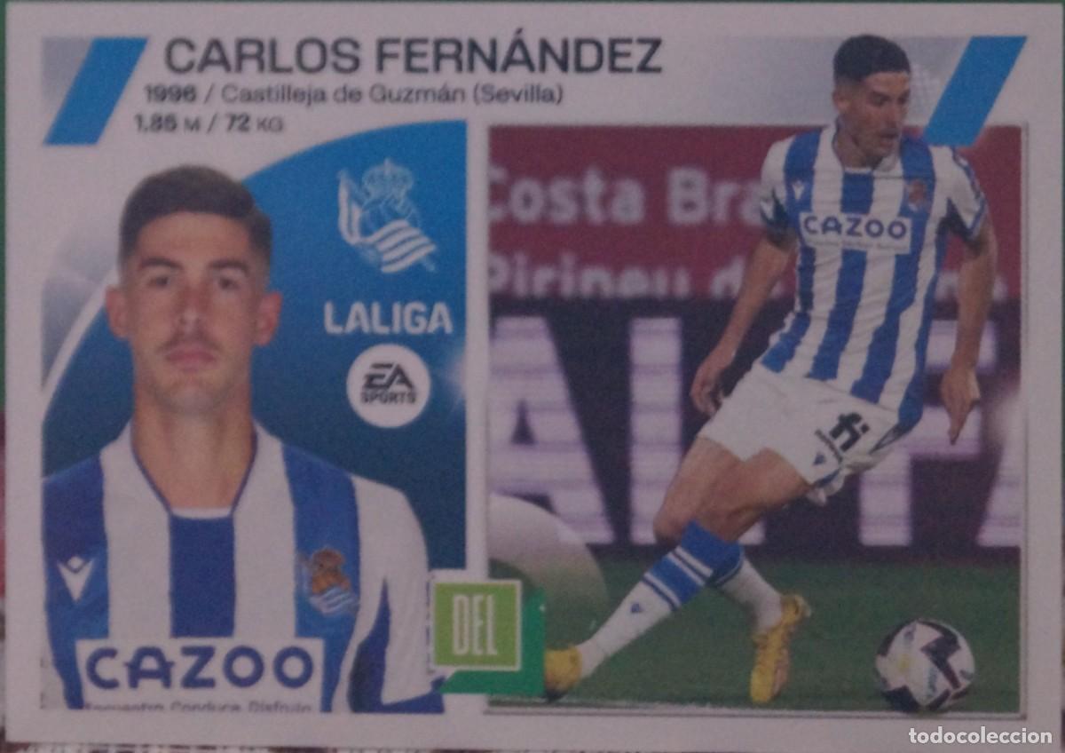 Cromos de F&uacute;tbol: LIGA 23-24 / CARLOS FERNANDEZ / REAL SOCIEDAD / 19 B