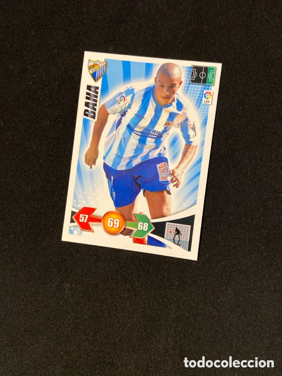 Figurine di Calcio: BAHA 161 (M&Aacute;LAGA) ADRENALYN PANINI 2009-2010 09 10 CROMO CARTA A-6