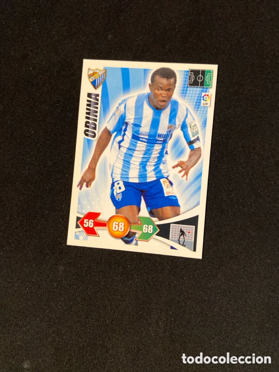 Cromos de f&uacute;tbol: OBINNA 162 (M&Aacute;LAGA) ADRENALYN PANINI 2009-2010 09 10 CROMO CARTA A-6