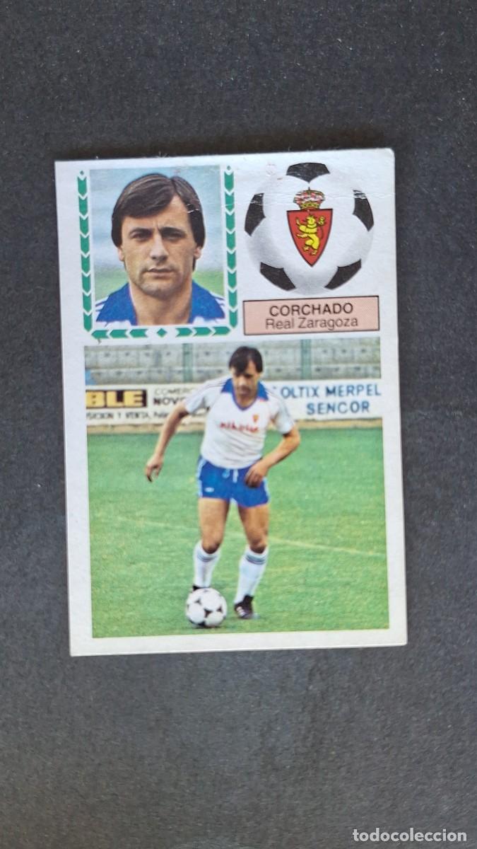 Cromos de F&uacute;tbol: L3 CORCHADO REAL ZARAGOZA FICHAJE 42 LIGA ESTE 1983 1984 83 84 RECUPERADO DESPEGADO
