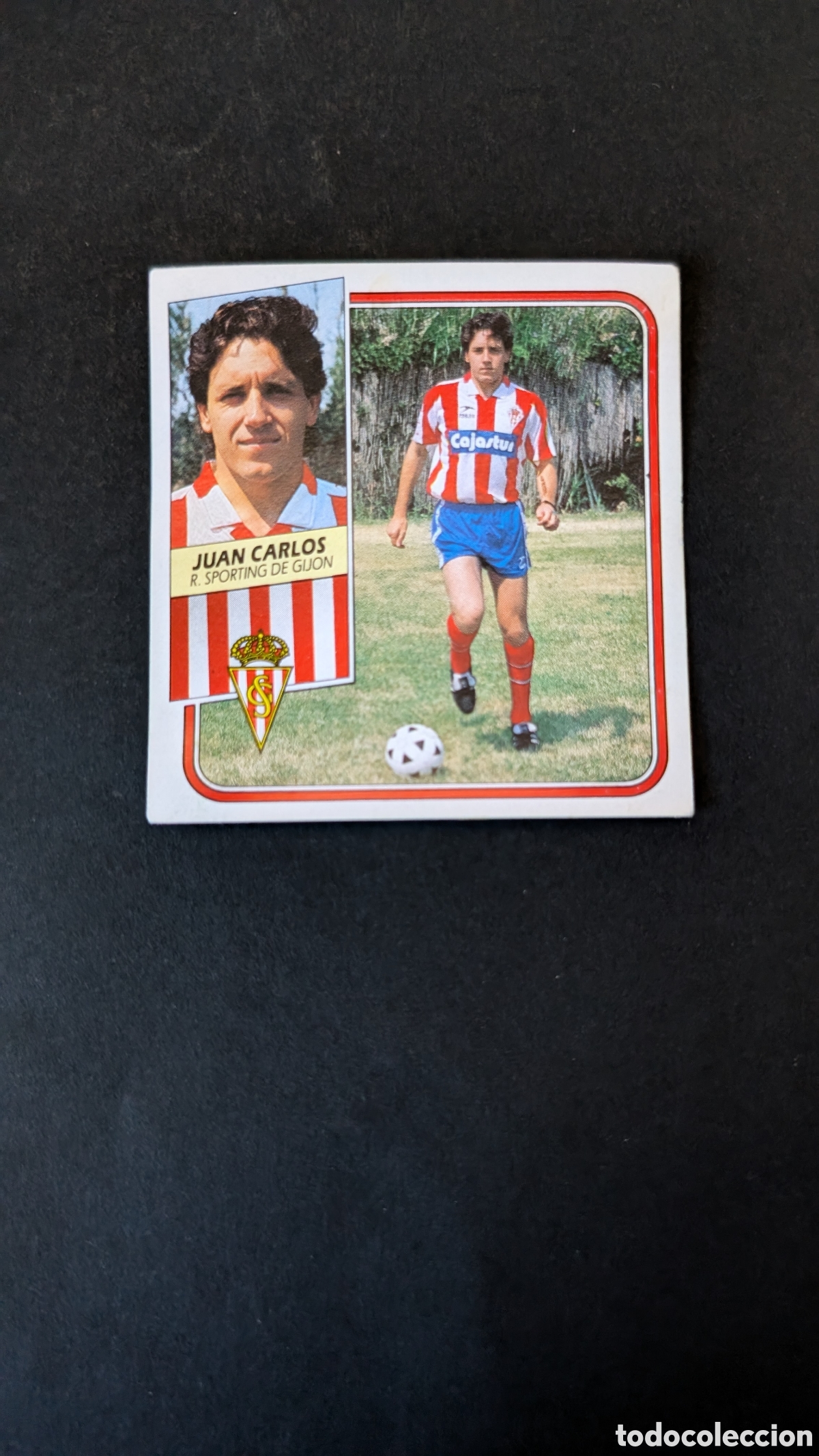 Cromos de F&uacute;tbol: JUAN CARLOS SPORTING GIJON FICHAJE 3 LIGA ESTE 1989/90 89 90 DESPEGADO